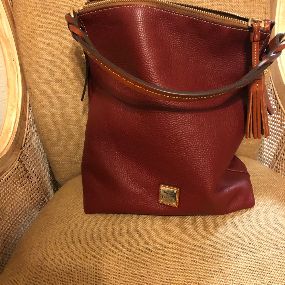 Maroon dooney&bourke purse